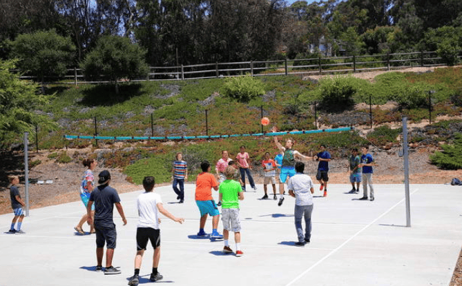 Volleyball at Summer Day program
